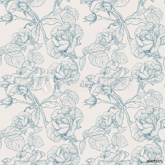 Picture of Seamless background with roses